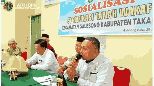 BPN Takalar Sosialisasikan Percepatan Sertifikasi Tanah Wakaf di Kecamatan Galesong