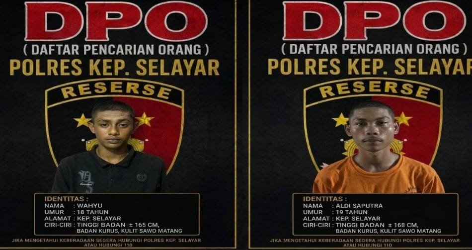 2 Tahanan Curanmor Kabur dari Sel Polres Selayar: Polisi Yakin Masih Bersembunyi di Daratan