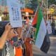 Relawan dan Aktivis Makassar Gelar Aksi Berisik Desak Pembebasan Sembilan WNI yang Disandera Israel