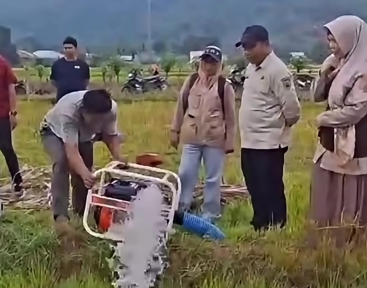Selamatkan Lahan Pertanian di 24 Kabupaten Kota, Pemprov Sulsel: Tim Sudah Lakukan Pompanisasi di Lapangan