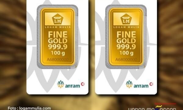 Awal Pekan, Harga Emas Antam, Galeri 24 dan UBS Terpantau Stabil