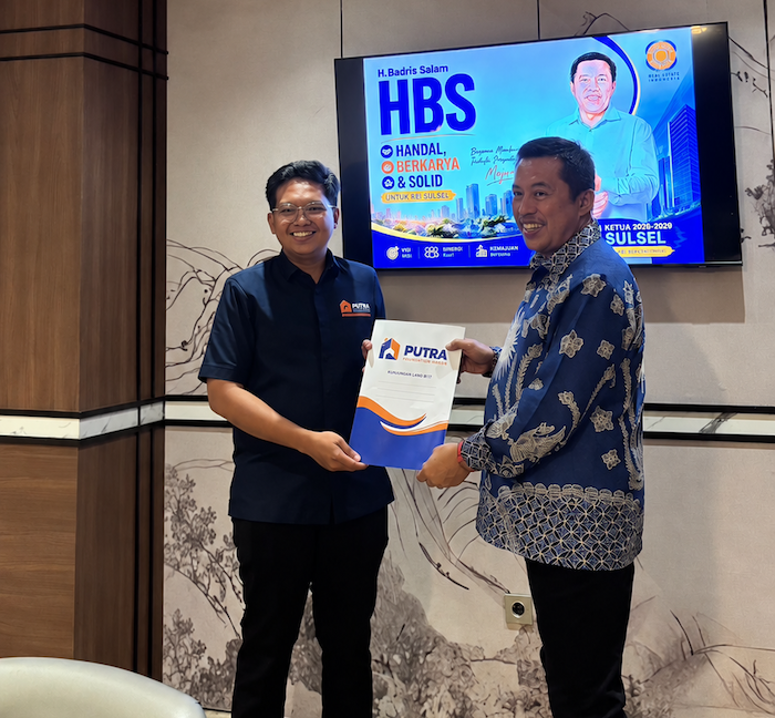 Direktur PT Putra Kunimoto Mandiri, Andi Rezkytama Almiraj Dukung Badris Salam Jadi Ketua REI Sulsel