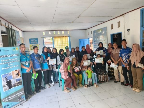 PLN ULP Sungguminasa Edukasi Keselamatan Ketenagalistrikan di Batangkaluku
