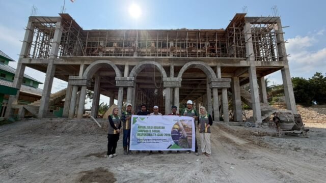 Kalla Beton Dukung Pembangunan Masjid Miftahul Firdaus