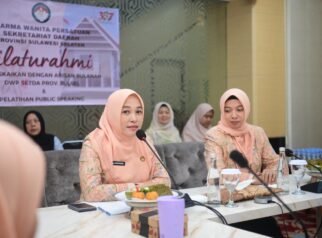 Perempuan TNI Pertama Pimpin DWP Sulsel, Andi Hikmawati Tekankan Kolaborasi dan Kekompakan