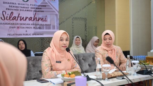 Perempuan TNI Pertama Pimpin DWP Sulsel, Andi Hikmawati Tekankan Kolaborasi dan Kekompakan
